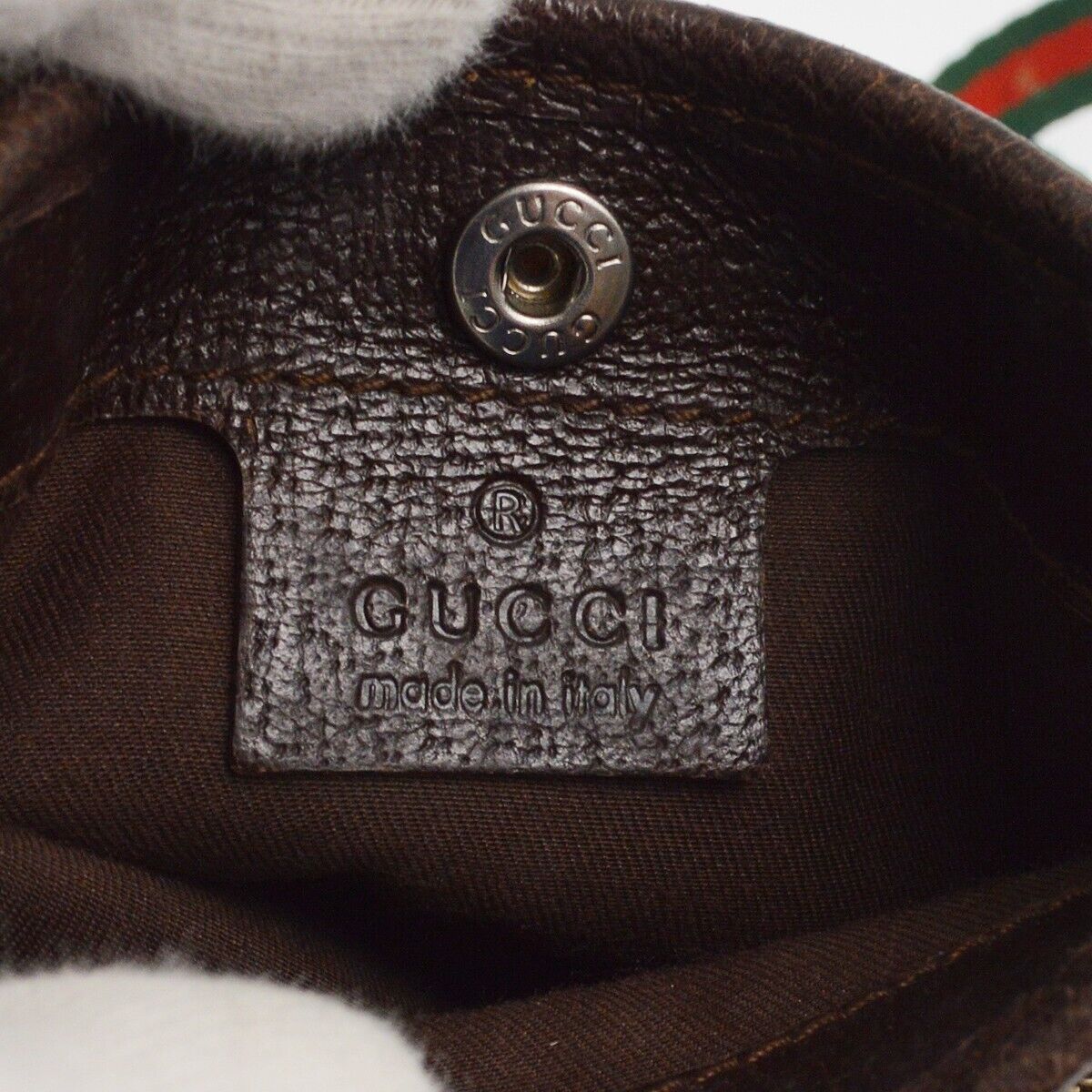 Gucci Beige Brown Sherry Gg Crossbody
