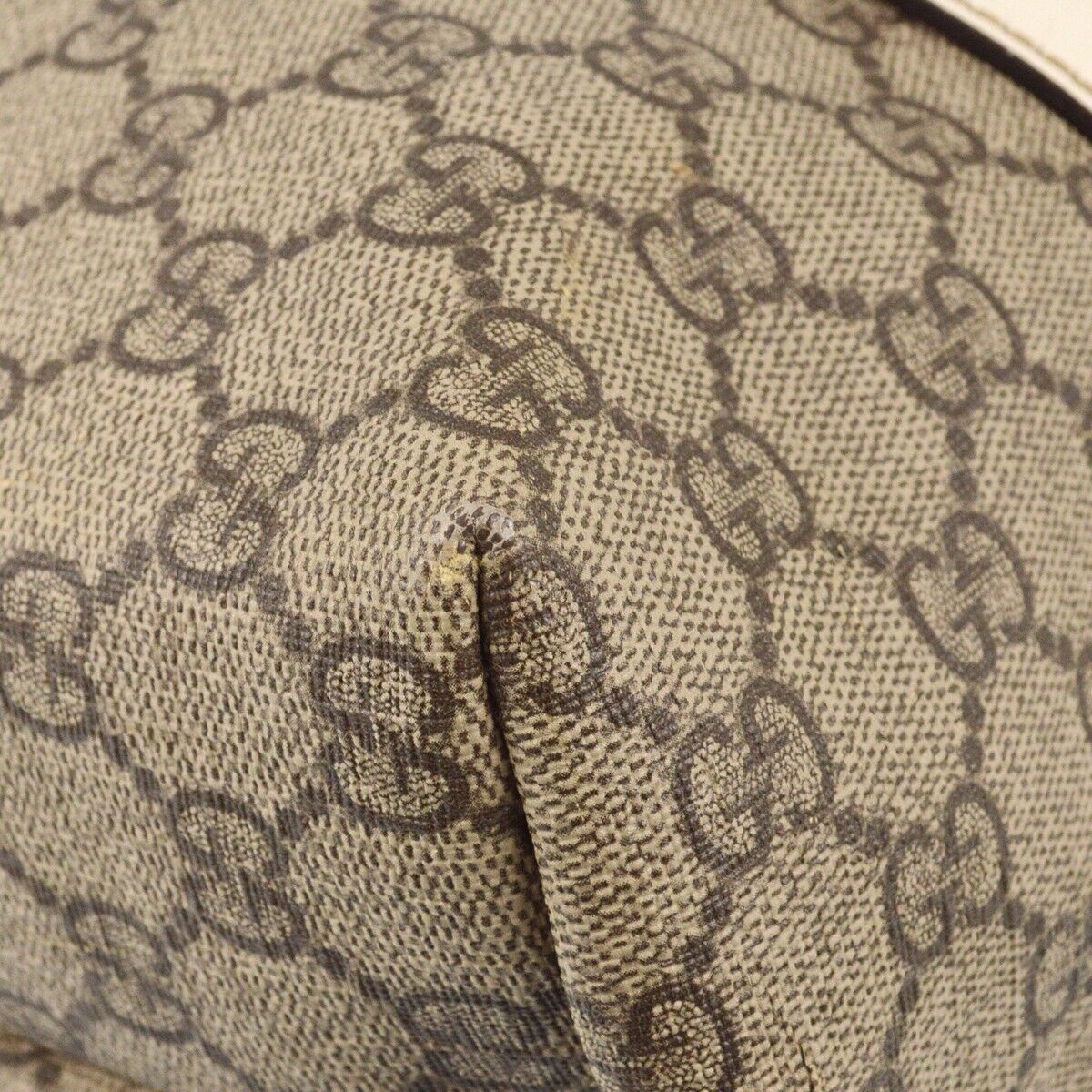Gucci Gray White Gg Tote Handbag