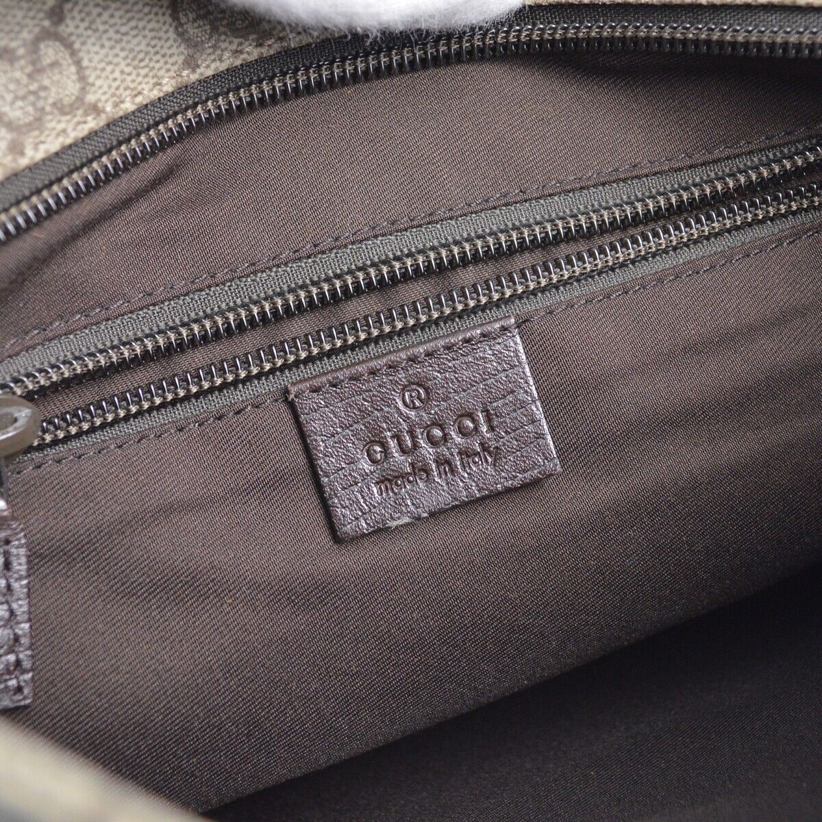 Gucci Brown Gg Crossbody Bag