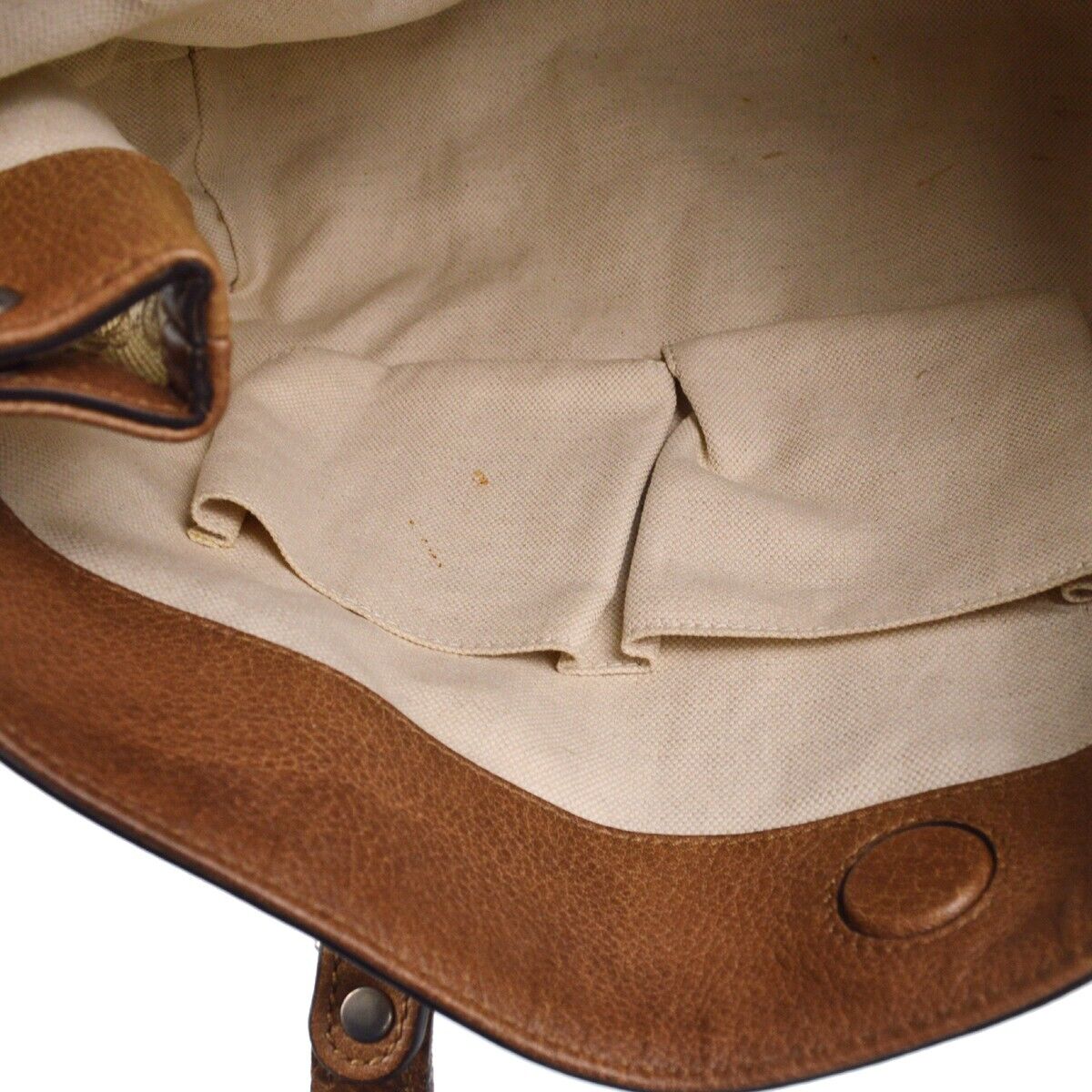 Gucci Beige Brown Gg Tote Handbag