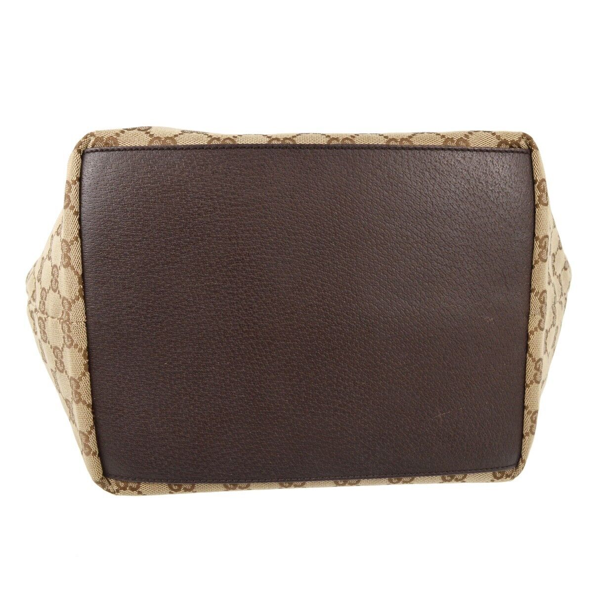 Gucci Beige Brown Sherry Gg Tote Handbag