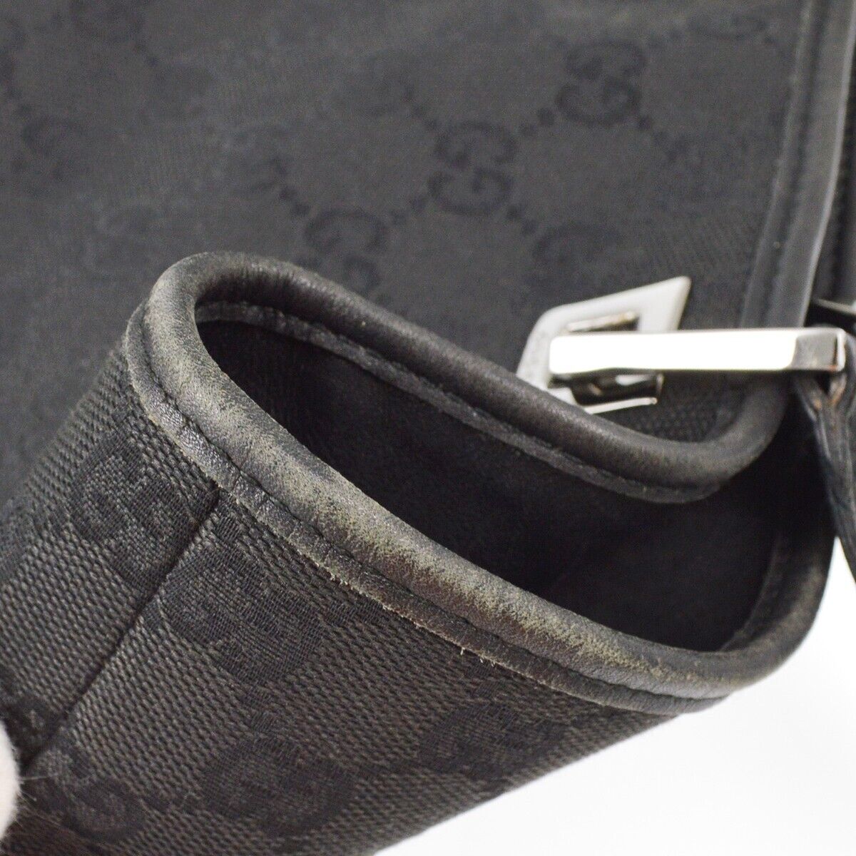 Gucci Black Gg Tote Handbag