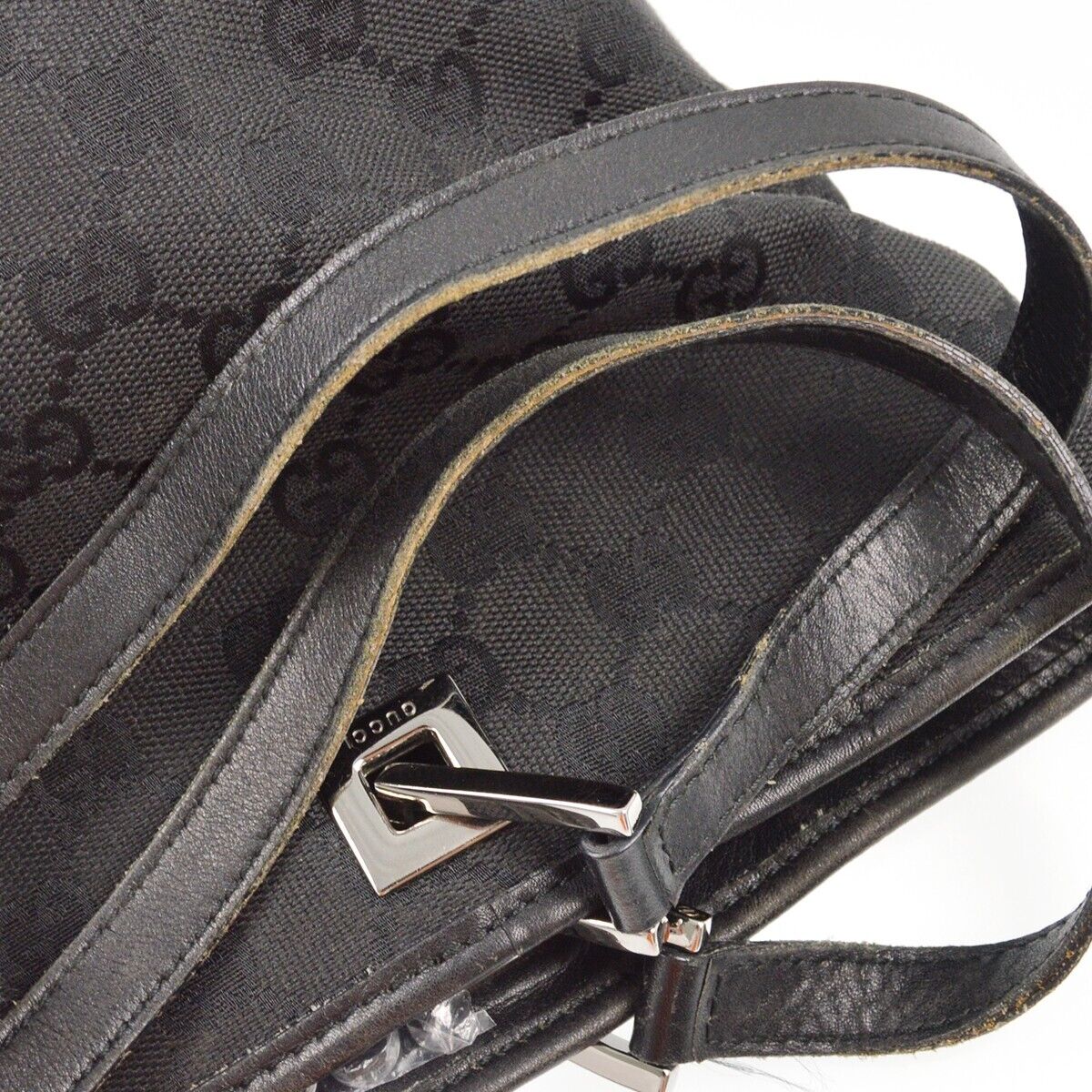 Gucci Black Gg Tote Handbag