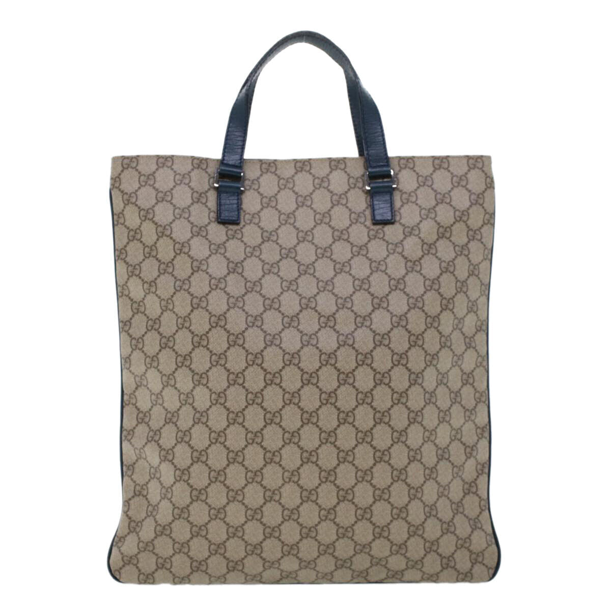 Gucci Gg Canvas Tote Bag Pvc Leather