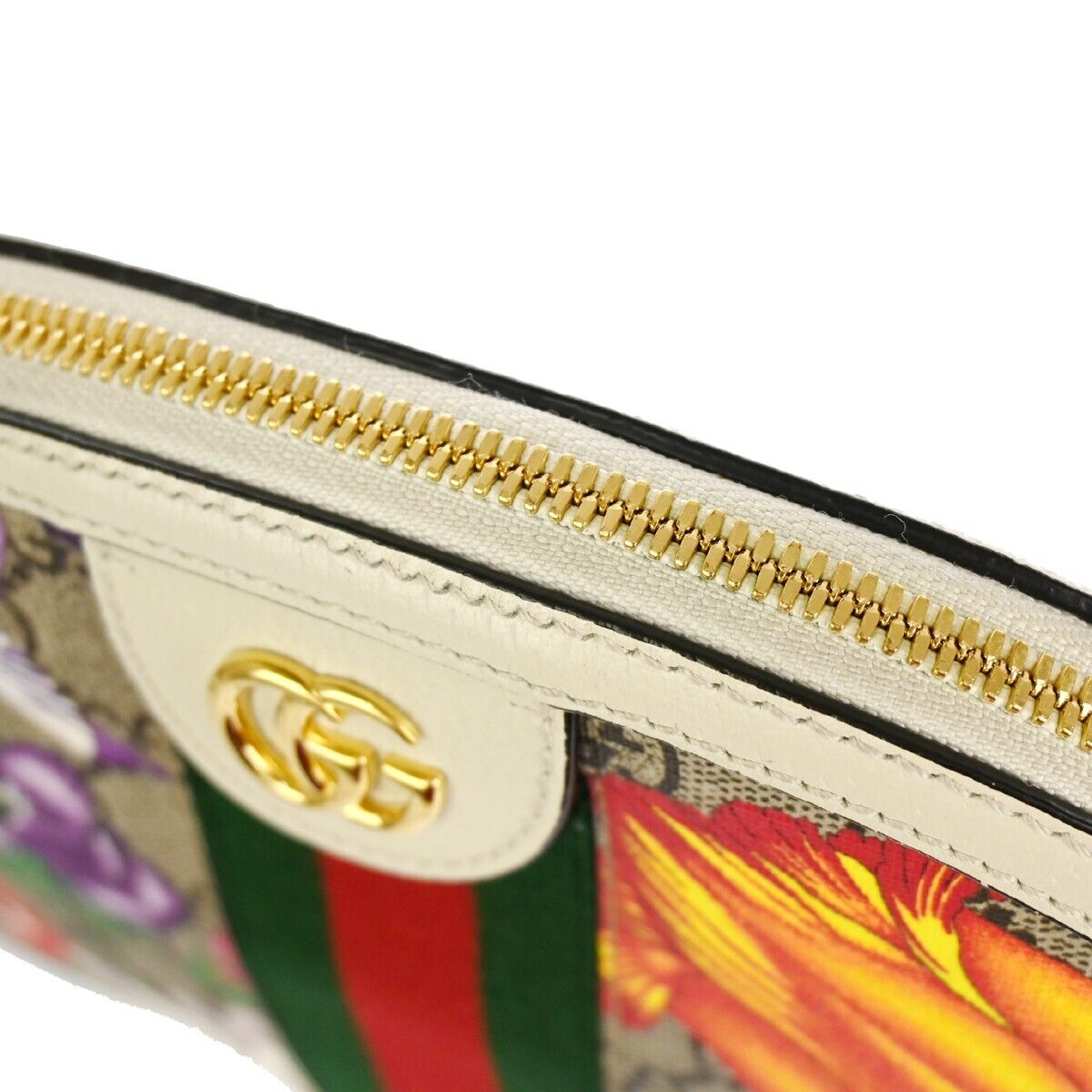 Gucci Gg Pattern Ophidia Flora Shoulder
