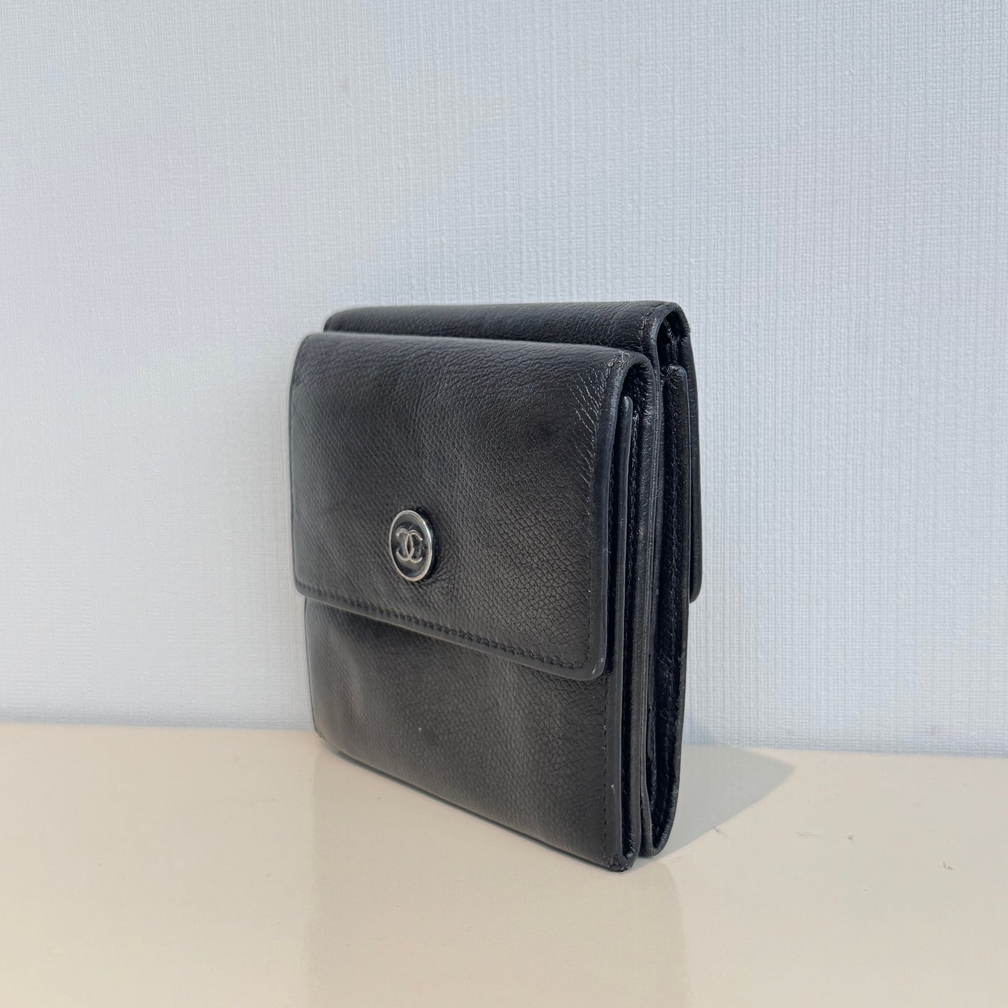 Ask for Bp💕Timeless/classique leather wallet Chanel Black in Leather 3224