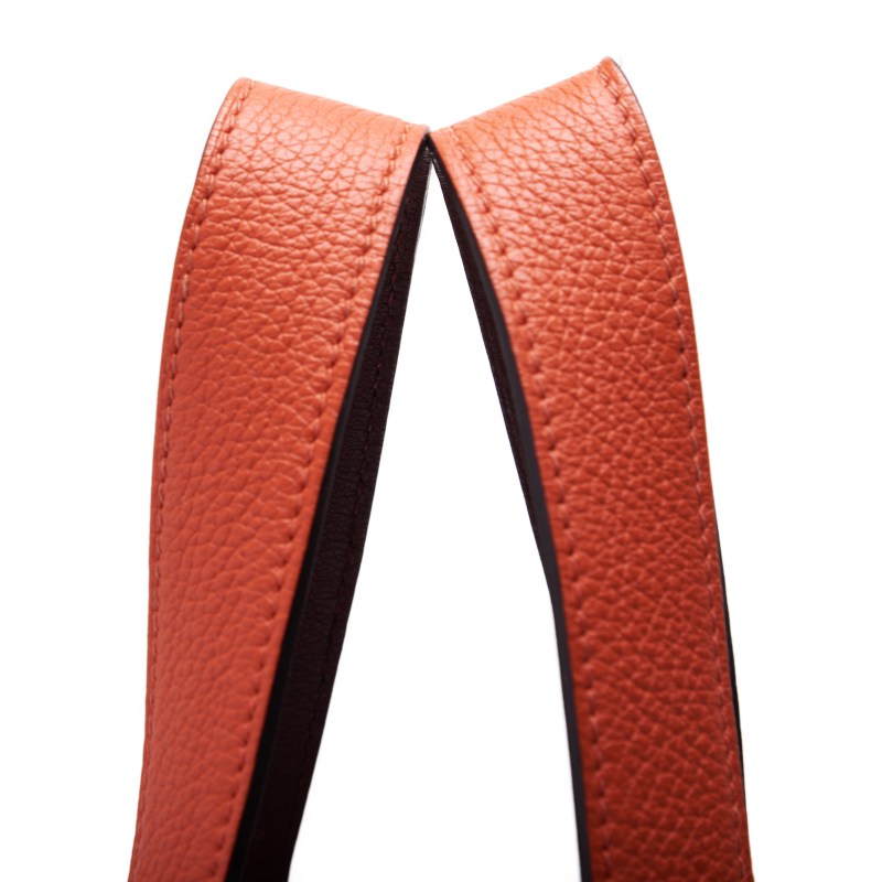 HERMES Picotin Lock MM Handbag Clemence Orange Poppy Orange Poppy Handbag Handbag Lady Back ( Delivery)