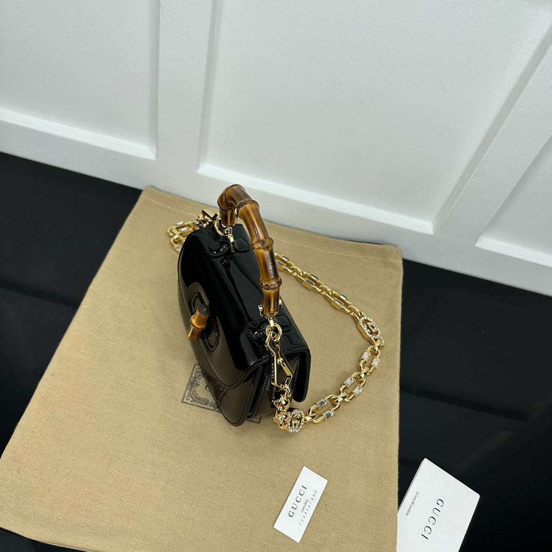 BOLSA GUCCI BAMBOO 1947 PEQUENA