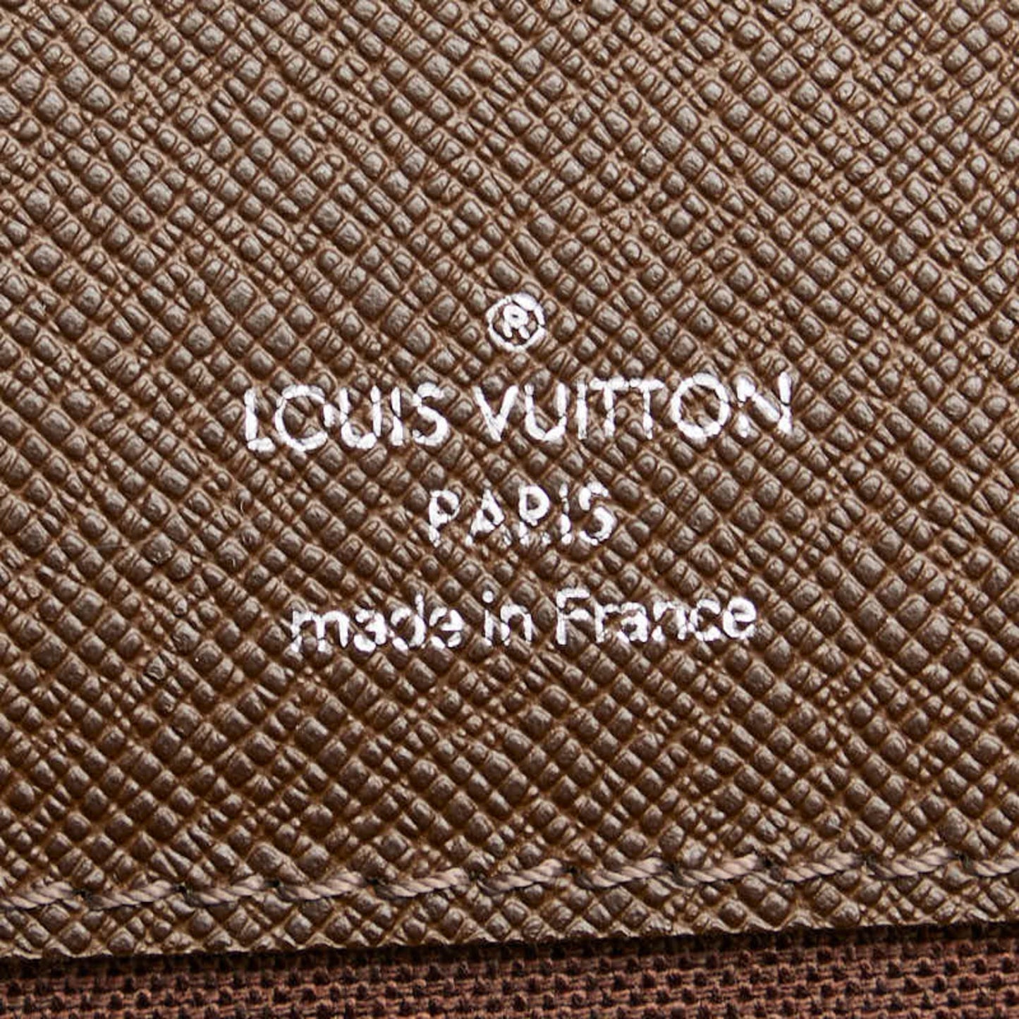 Louis Vuitton Grizzly Leather Pochette Shoulder Bag