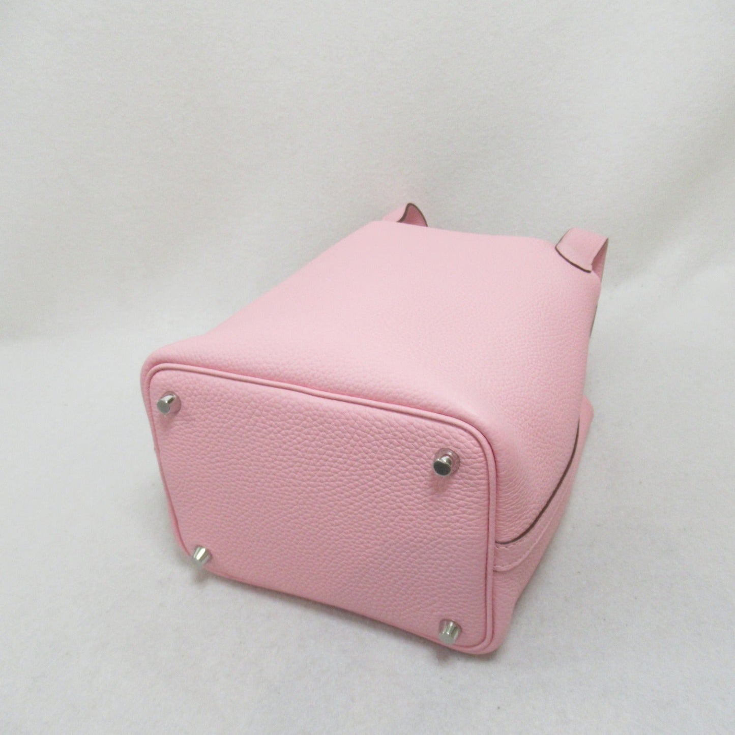 Hermes Picotin Lock PM Rose Sacca Handbag Handbag Handbag Leather ant Pink Collector