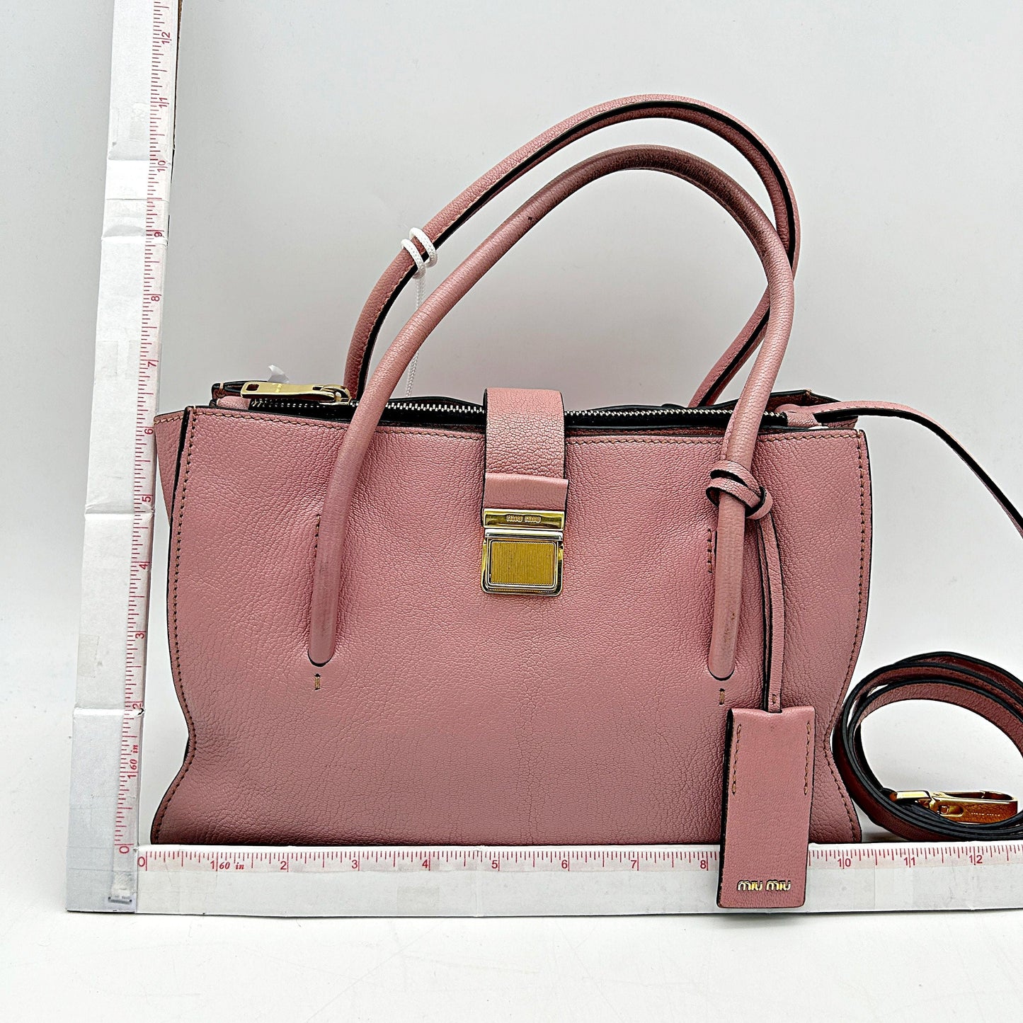 Miu Miu | Bags | Miu Miu Madras Tote Bag LA7542