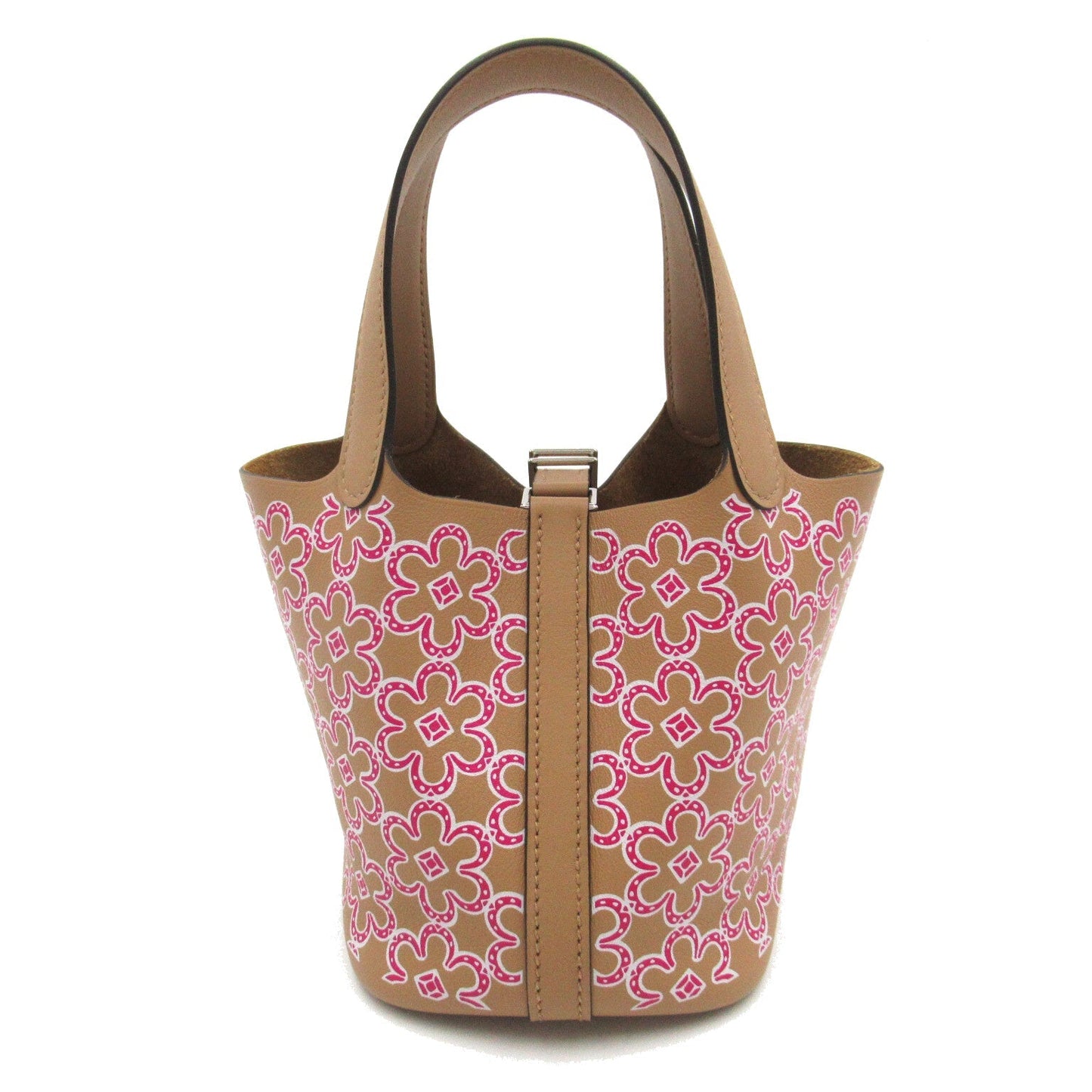 Hermes Picotin Lock Micro Daisy Handbag Handbag Leather Vossyft Beige Collection