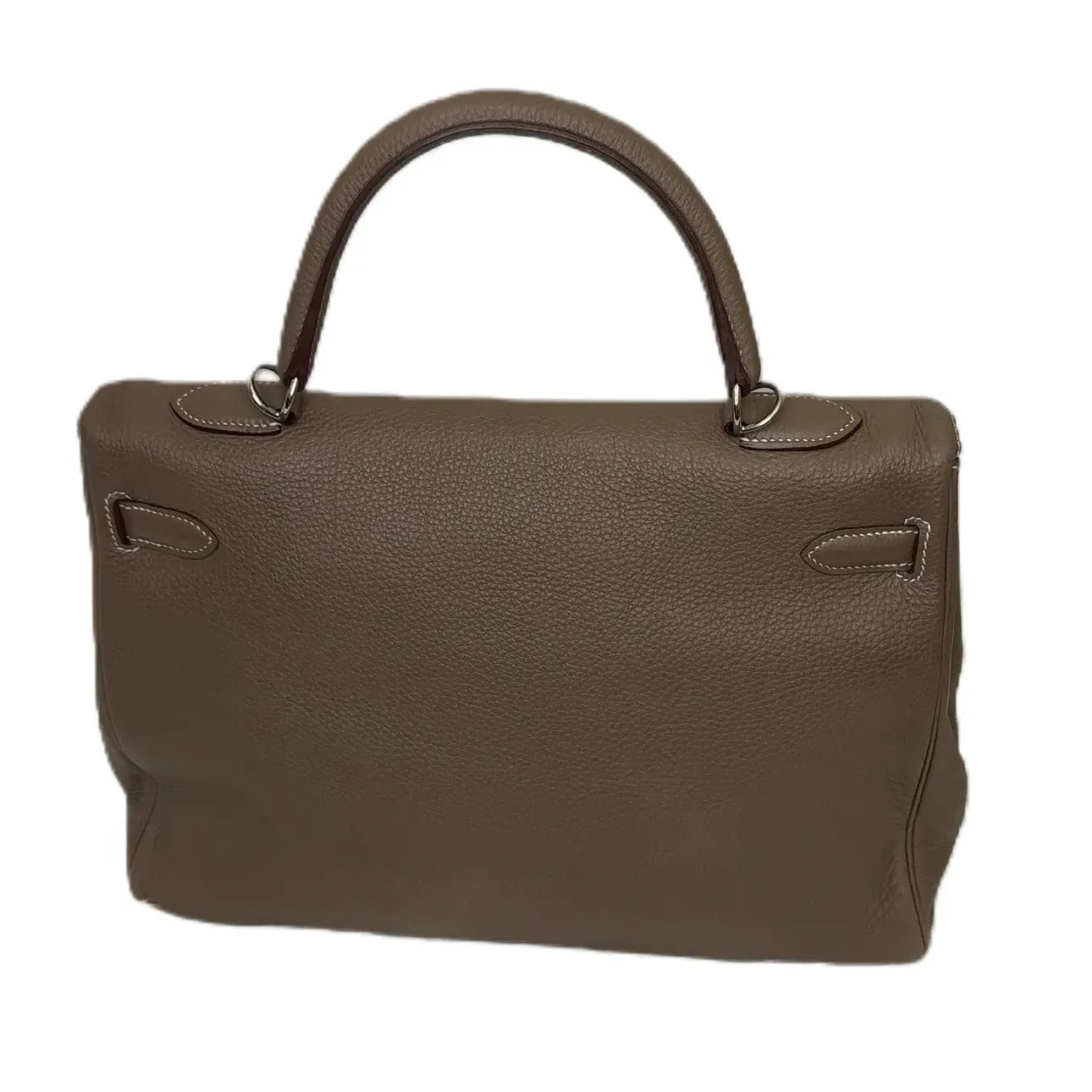 HERMES Togo Kelly Retourne 32 Etoupe B22-35