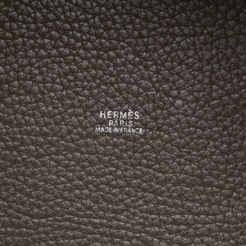 Hermes Picotin MM Handbag Etoupe Grey Clemence Hermes