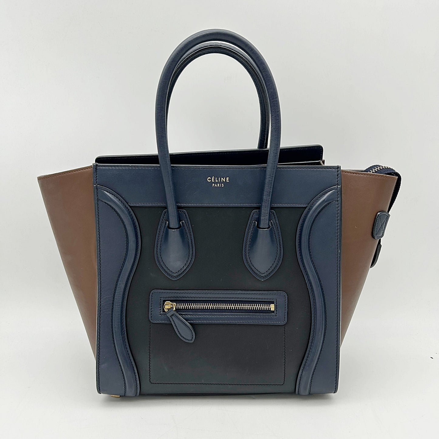 Celine | Bags | Celine Celine Leather Luggage Medium Tote Bag LA34999