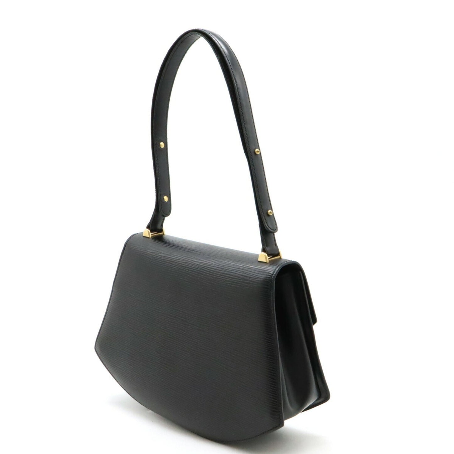 Louis Vuitton Epi Noir Epi Leather Handbag Shoulder Bag