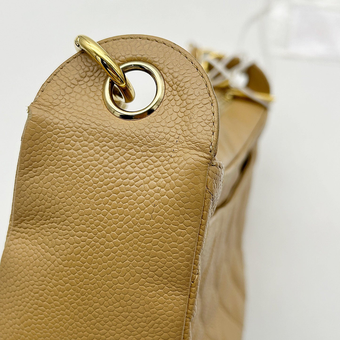 Chanel Caviar Timeless Pochette - Neutrals Shoulder Bags, Handbags LA986