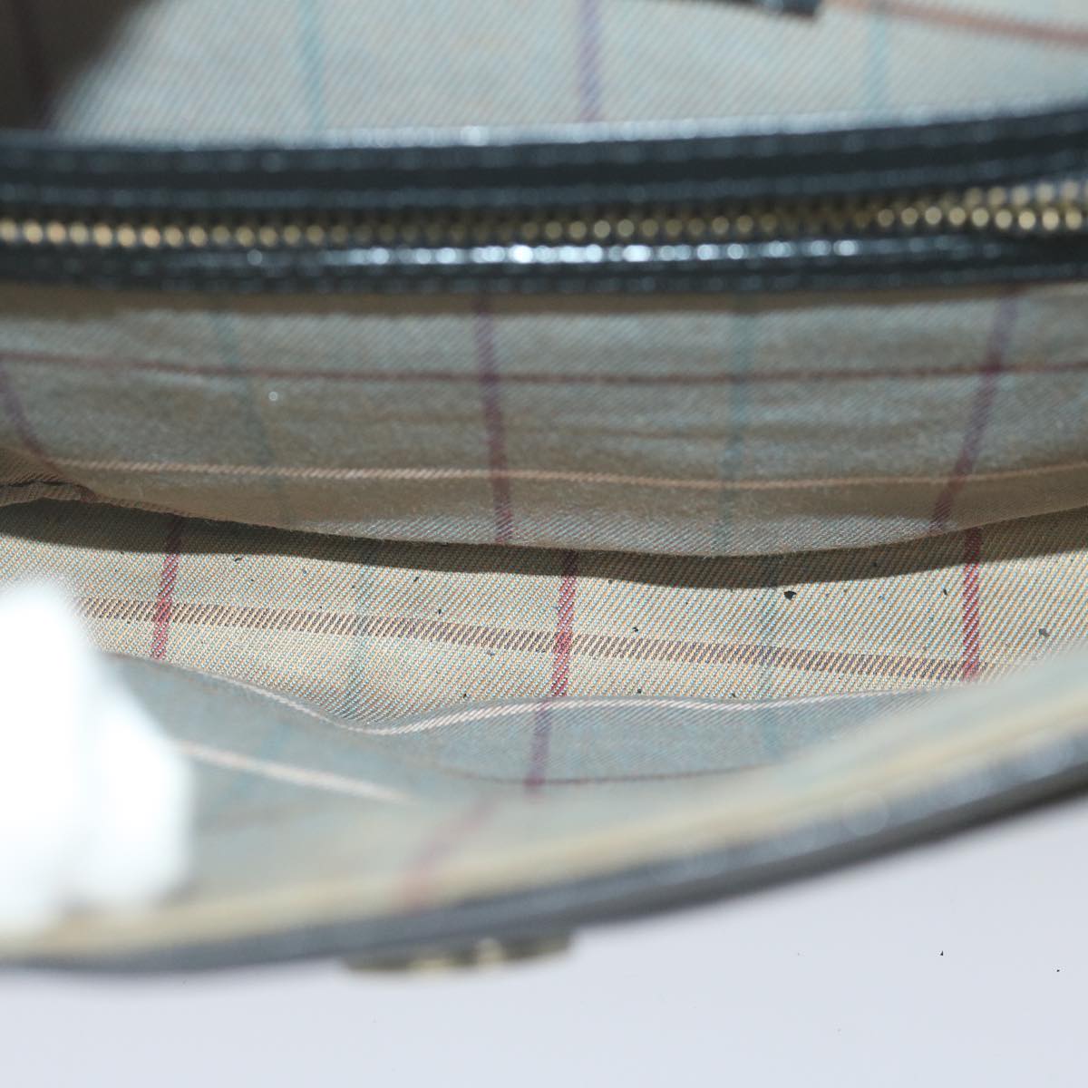 BurberrySs Shoulder Bag Leather Black Auth bs10626