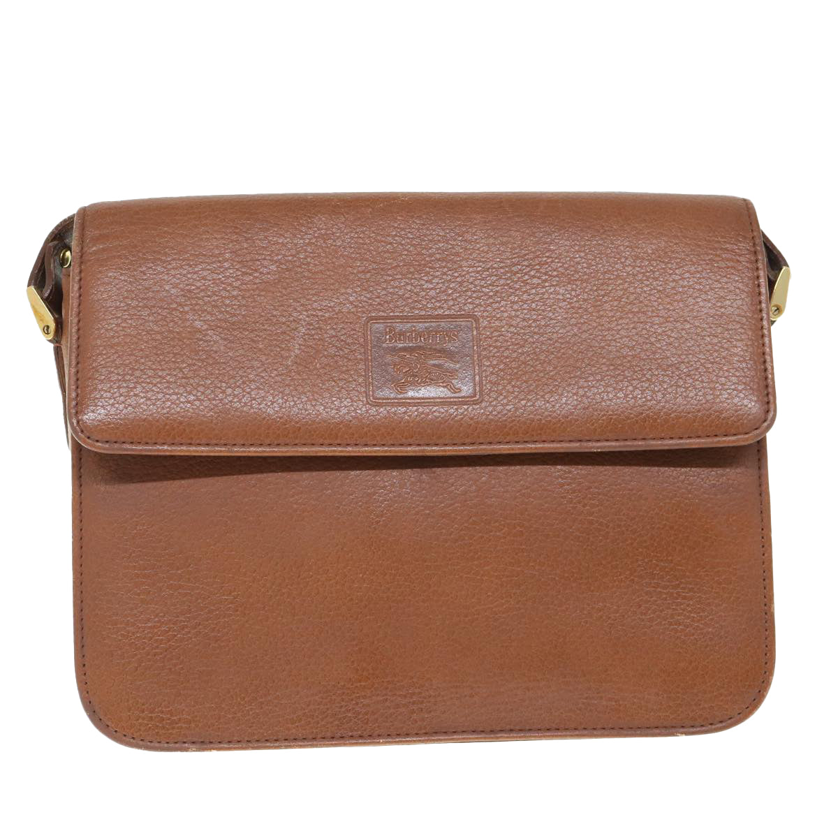 BurberrySs Shoulder Bag Leather Brown Auth bs11137