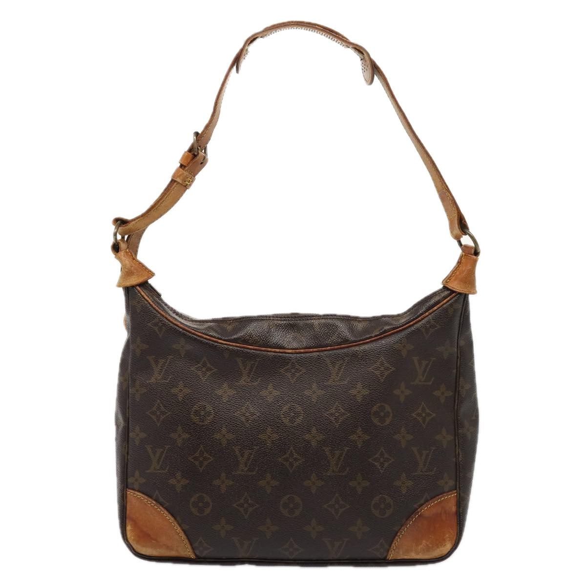 LOUIS VUITTON Monogram Boulogne 30 Shoulder Bag M51265 LV Auth bs16927
