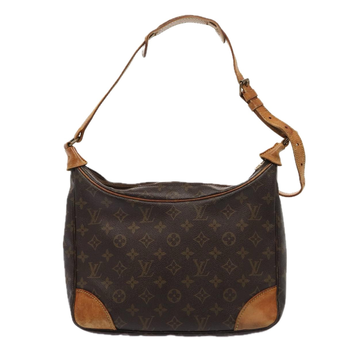 LOUIS VUITTON Monogram Boulogne 30 Shoulder Bag M51265 LV Auth bs16927
