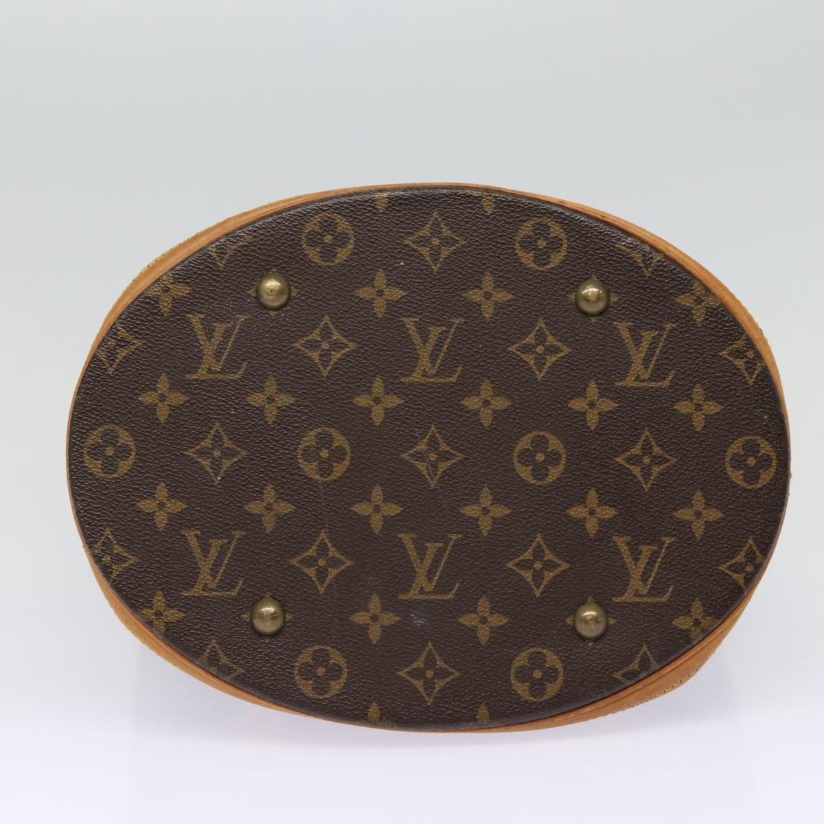 LOUIS VUITTON Monogram Bucket GM Shoulder Bag M42236 LV Auth bs16942
