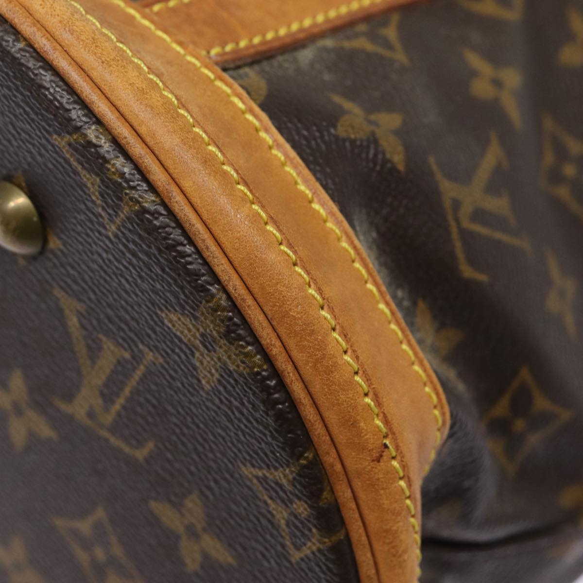 LOUIS VUITTON Monogram Bucket GM Shoulder Bag M42236 LV Auth bs16942