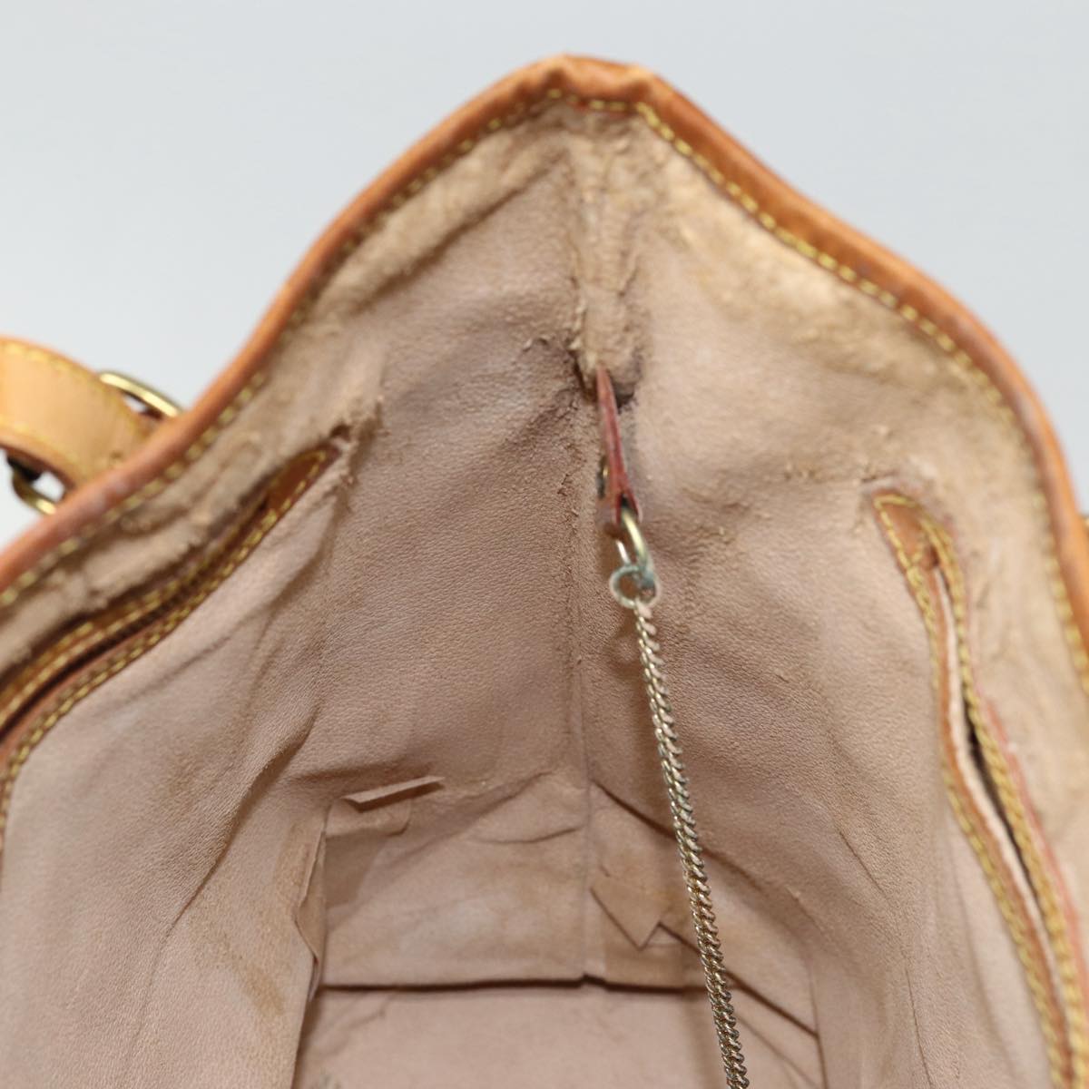 LOUIS VUITTON Monogram Bucket GM Shoulder Bag M42236 LV Auth bs16942