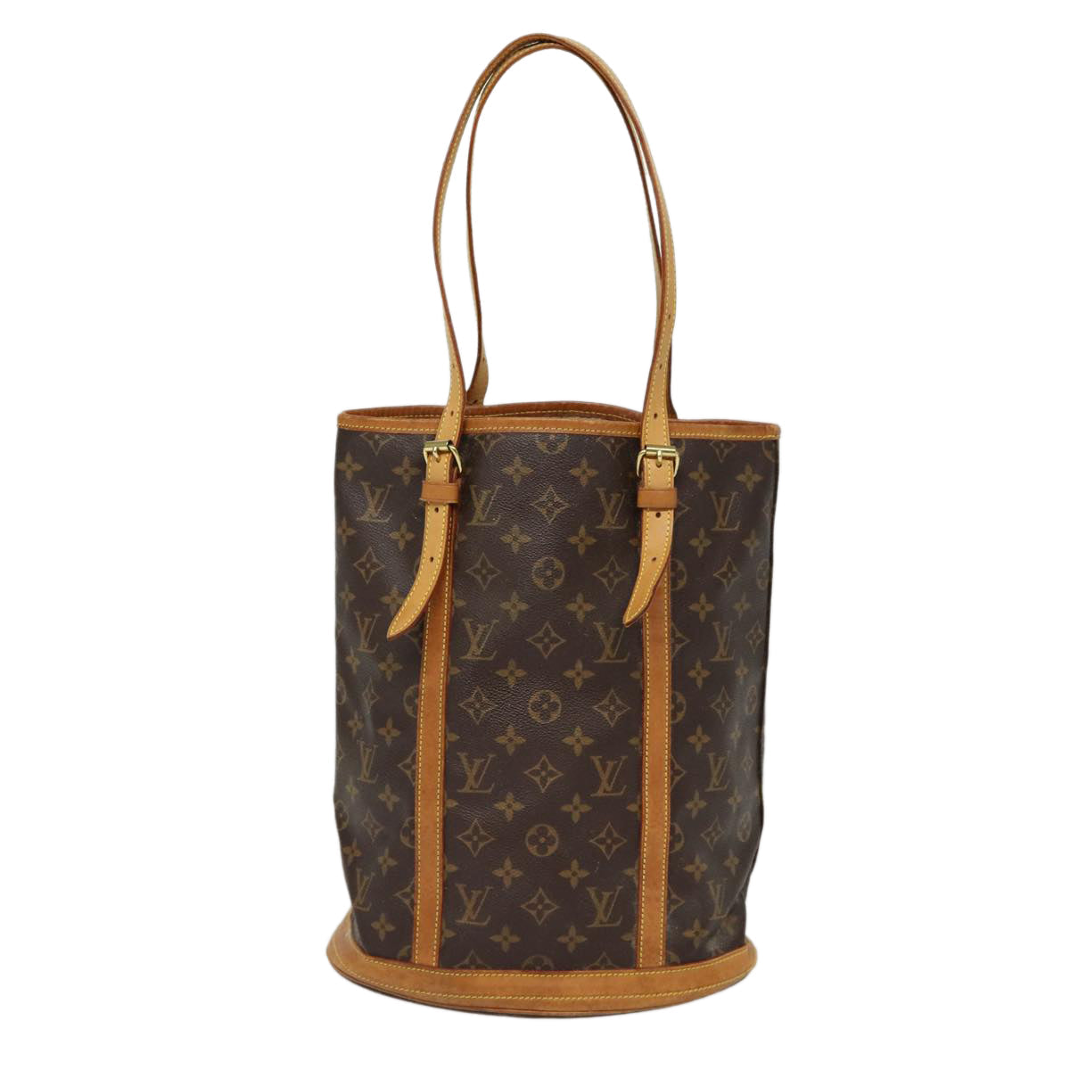 LOUIS VUITTON Monogram Bucket GM Shoulder Bag M42236 LV Auth bs16942