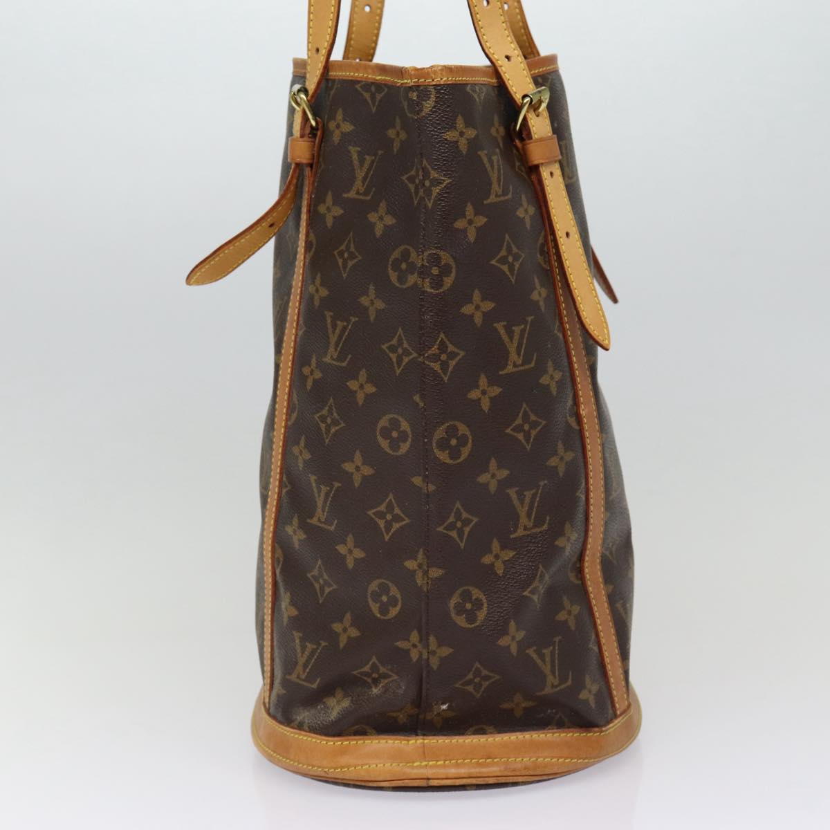LOUIS VUITTON Monogram Bucket GM Shoulder Bag M42236 LV Auth bs16942