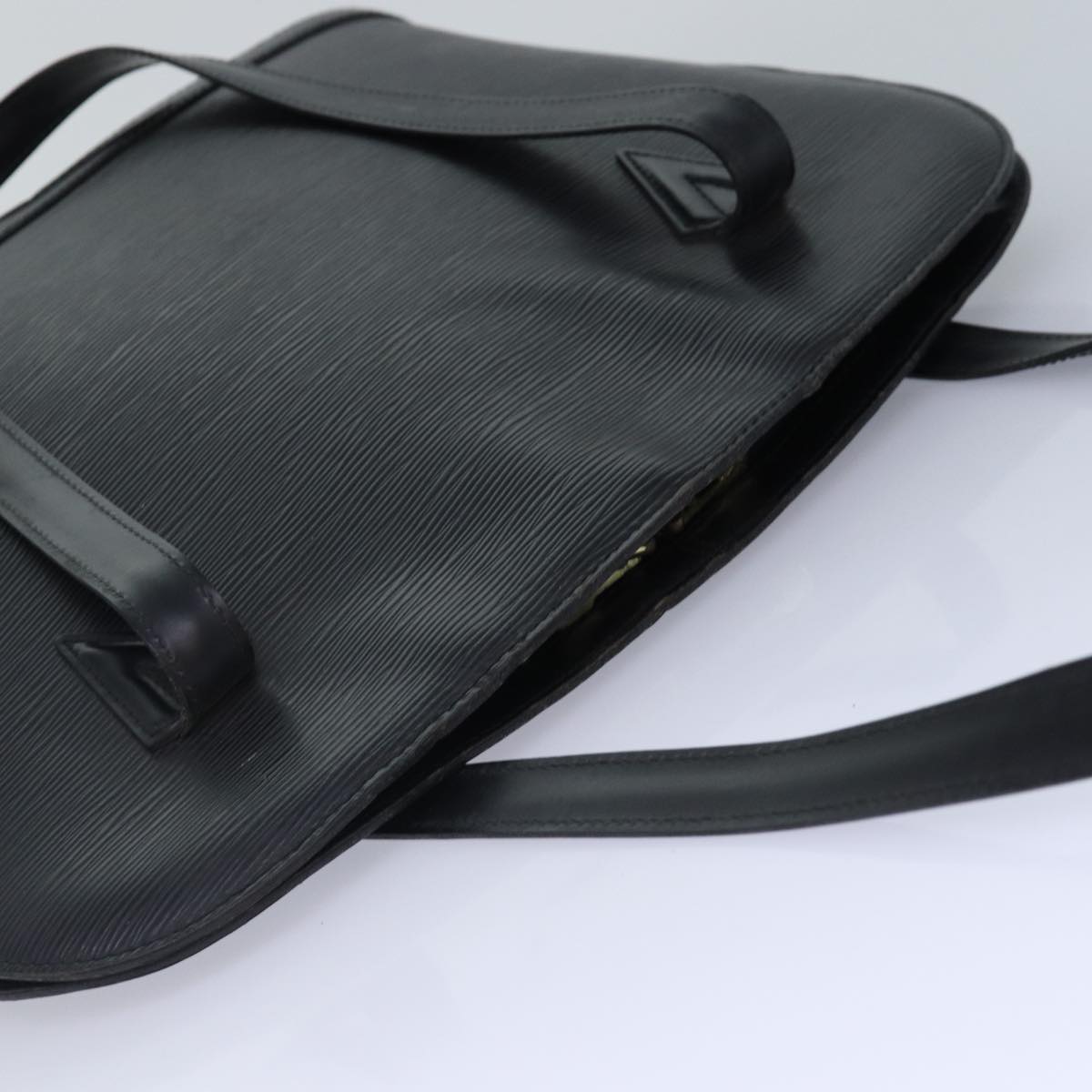 LOUIS VUITTON Epi Lussac Shoulder Bag Black M52282 LV Auth bs16943