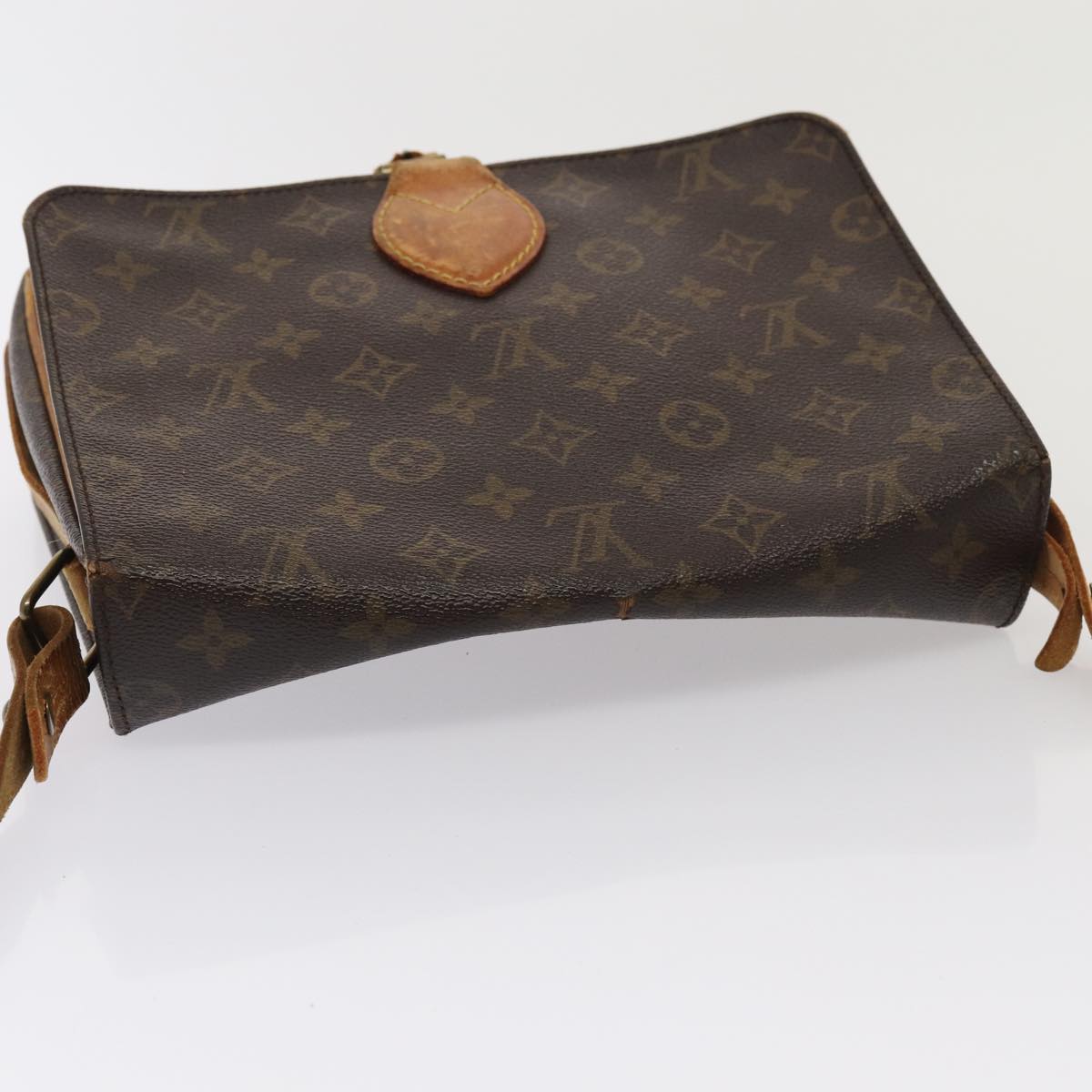 LOUIS VUITTON Monogram Cartouchiere GM Shoulder Bag M51252 LV Auth bs17000