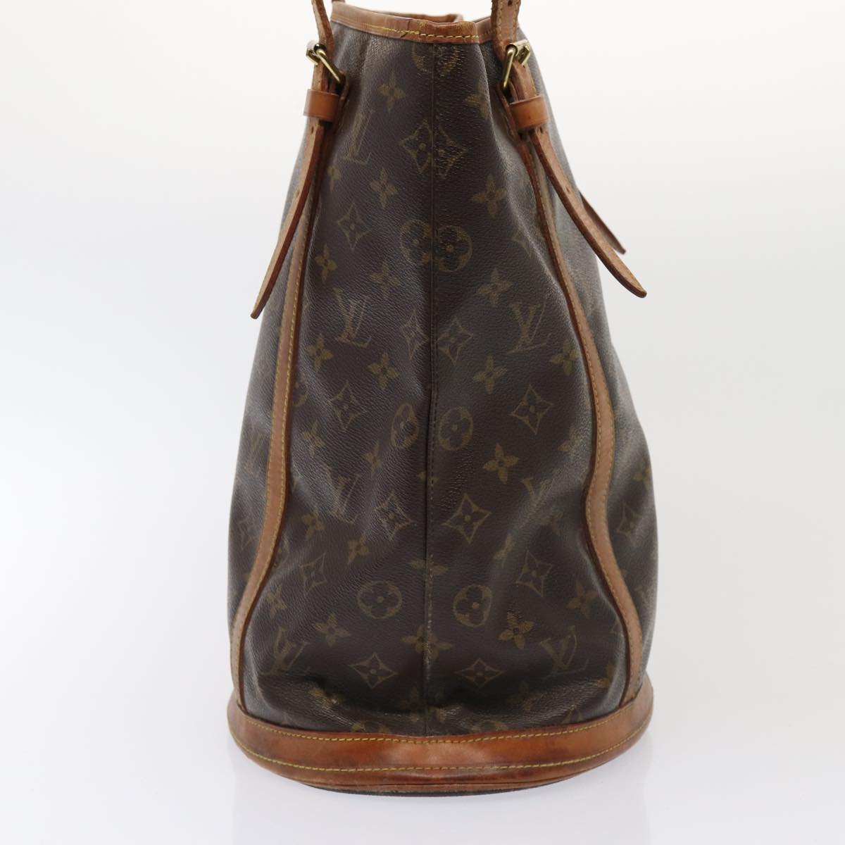 LOUIS VUITTON Monogram Bucket GM Shoulder Bag M42236 LV Auth bs17080