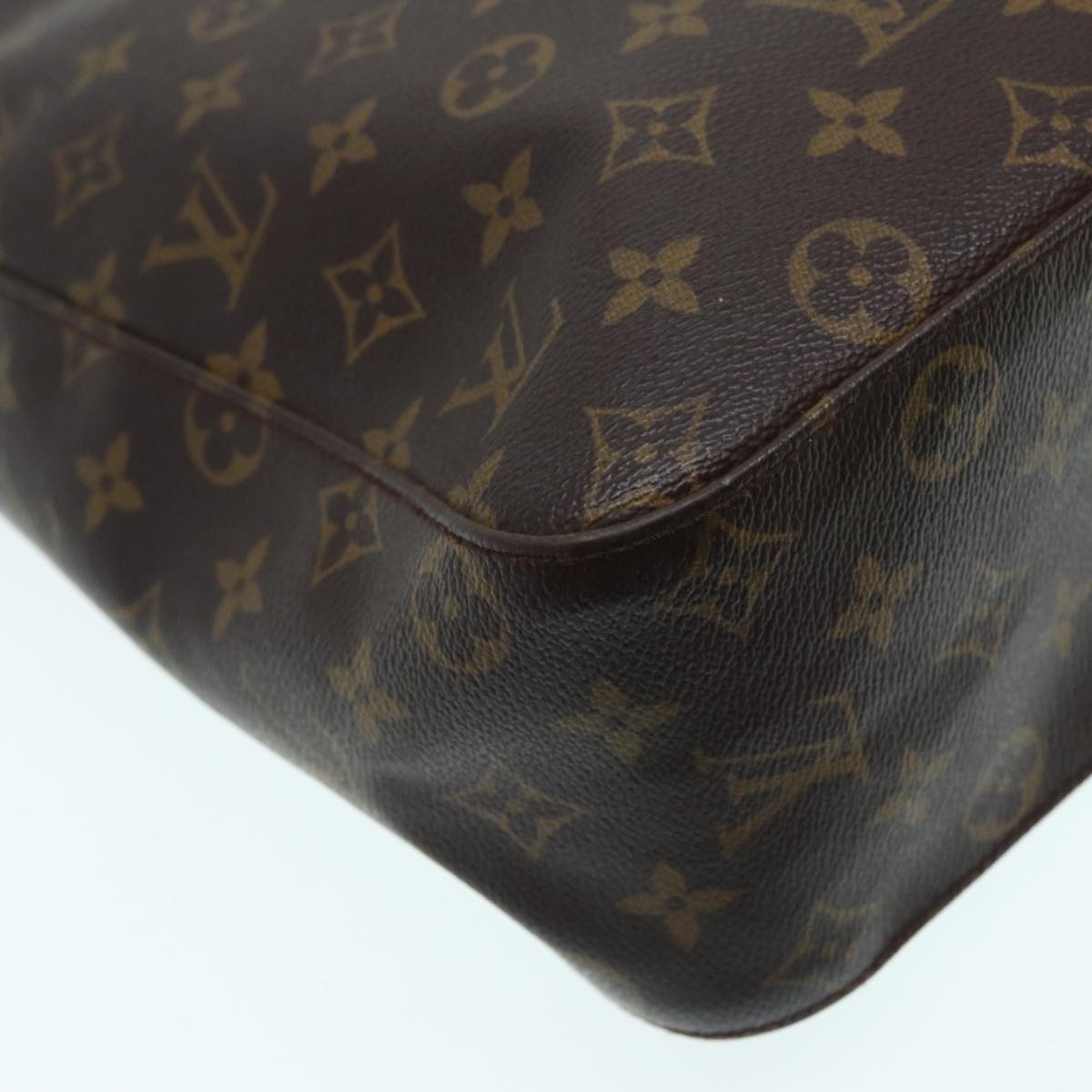 LOUIS VUITTON Monogram Looping GM Shoulder Bag M51145 LV Auth bs17280