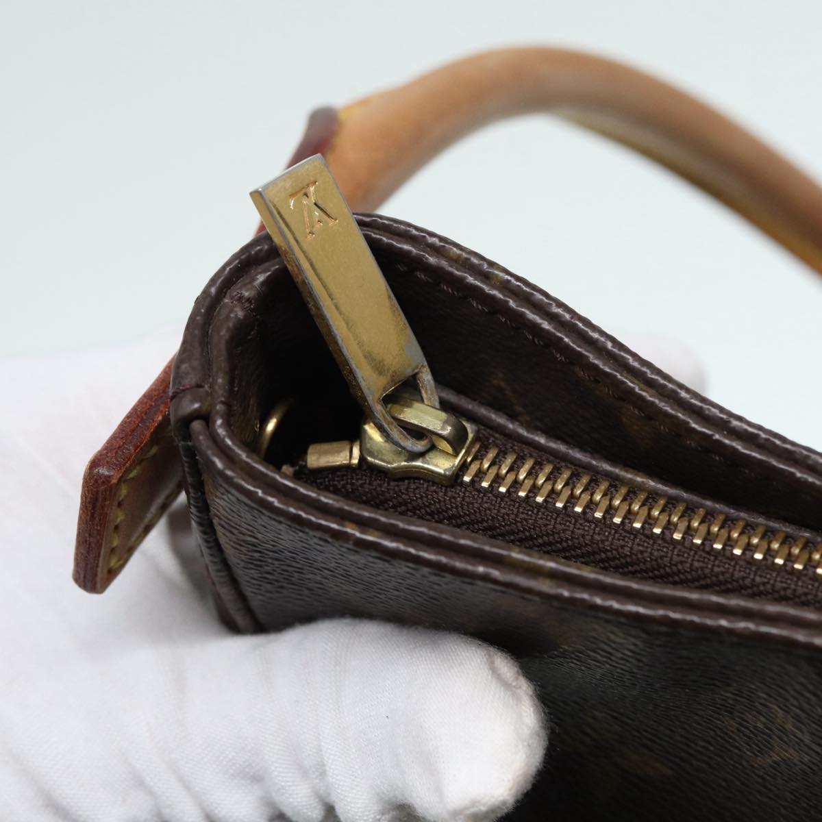 LOUIS VUITTON Monogram Looping GM Shoulder Bag M51145 LV Auth bs17280