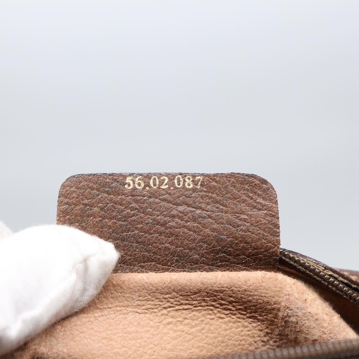 GUCCI GG Supreme Web Sherry Line Shoulder Bag PVC Beige 56 02 087 Auth bs17476