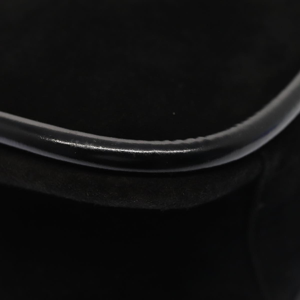 GUCCI Shoulder Bag Suede Black Gold 000 2855 0550 0 Auth bs17714