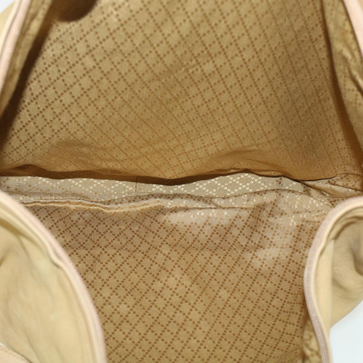 GUCCI Shoulder Bag Leather Beige bs5660