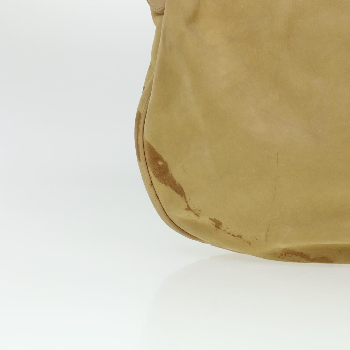 GUCCI Shoulder Bag Leather Beige bs5660