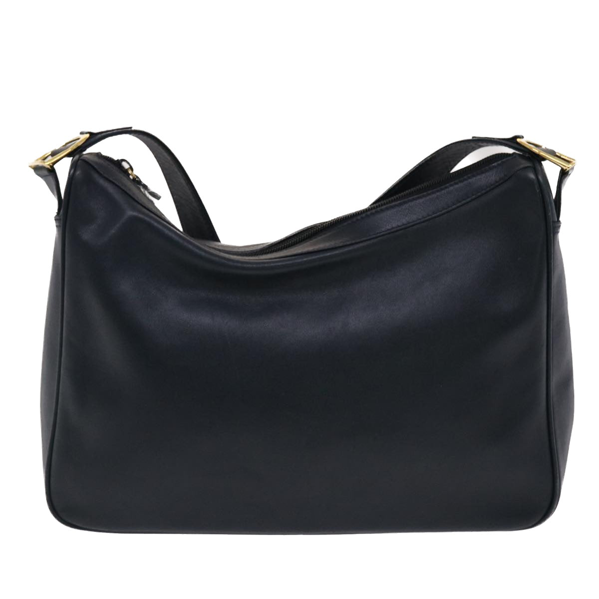 GUCCI Shoulder Bag Leather Navy bs6472