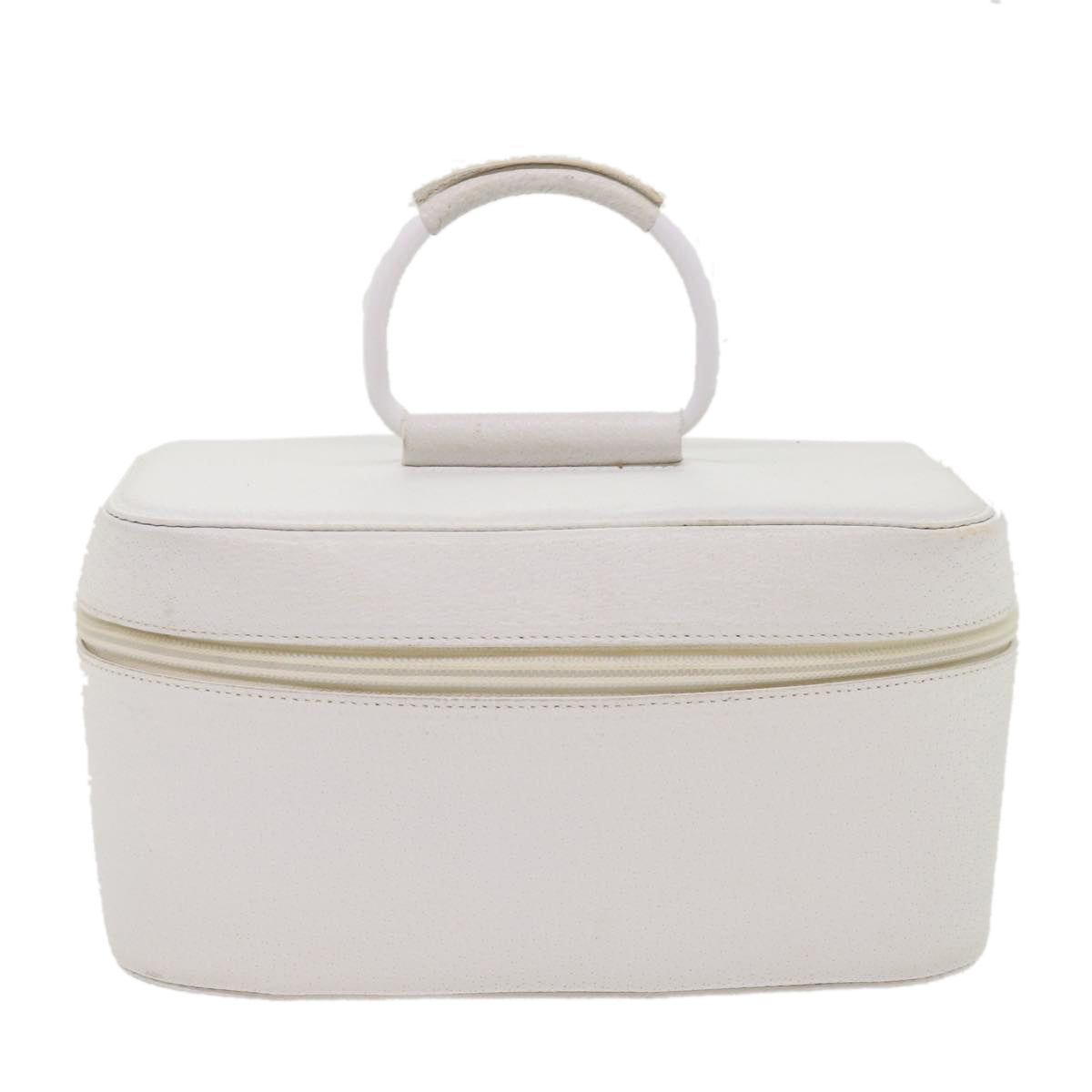 GUCCI Vanity Cosmetic Pouch Leather White 03917050710 bs6557