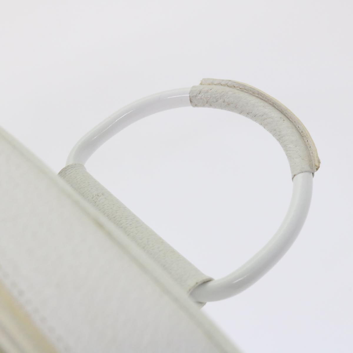 GUCCI Vanity Cosmetic Pouch Leather White 03917050710 bs6557