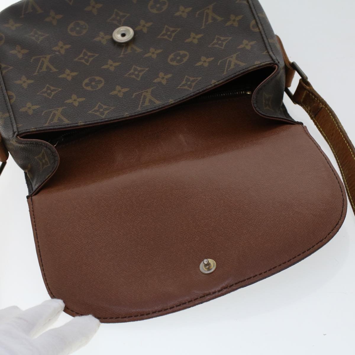 LOUIS VUITTON Monogram Saint Cloud GM Shoulder Bag M51242 LV bs6817