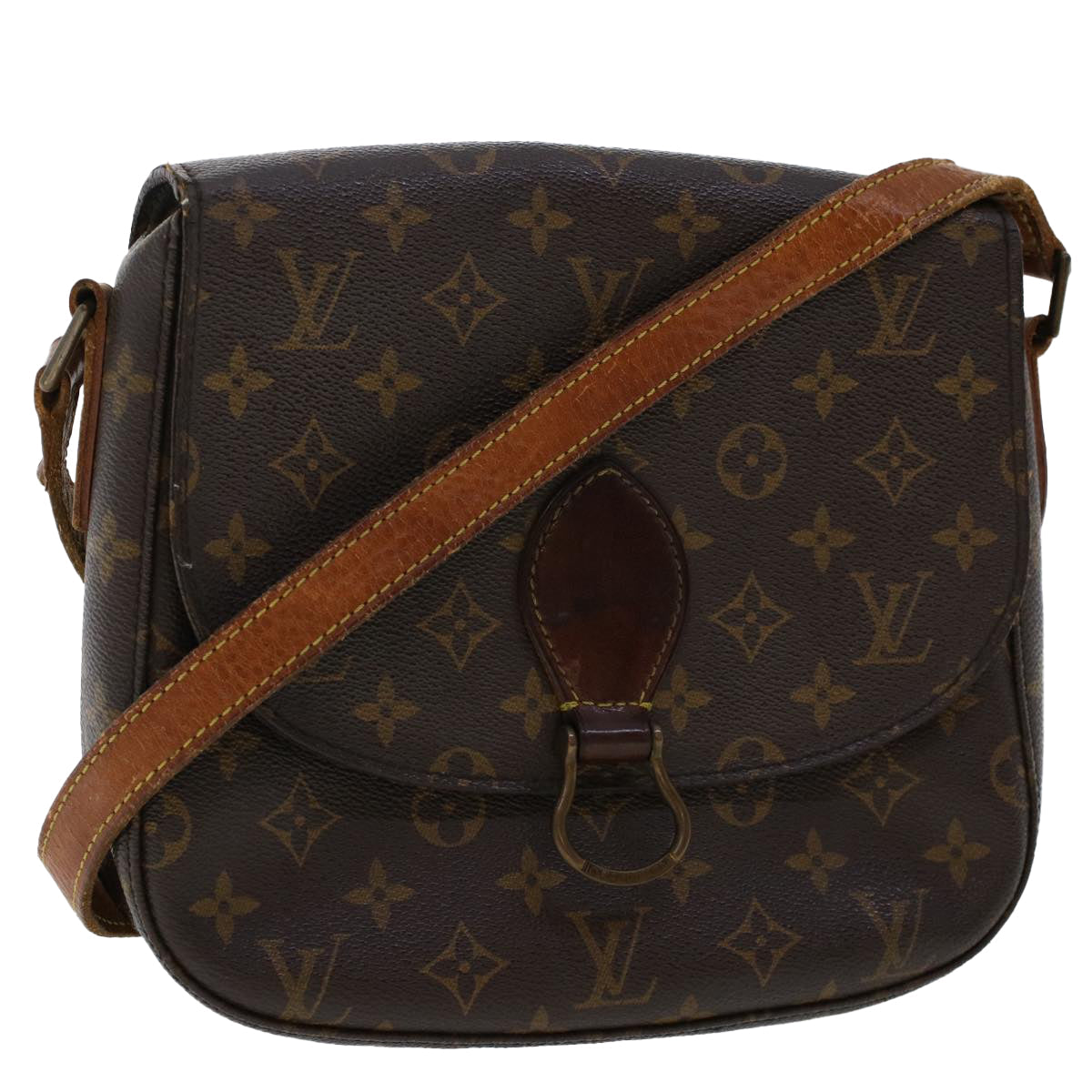 LOUIS VUITTON Monogram Saint Cloud GM Shoulder Bag M51242 LV bs6817