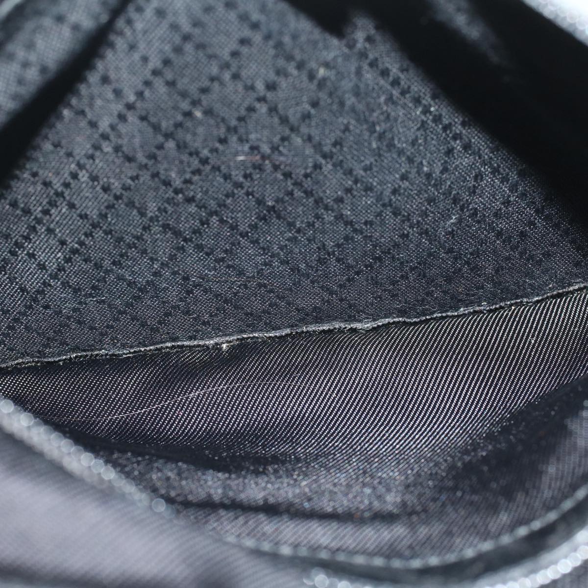 GUCCI Bamboo Shoulder Bag Nylon Black 000205805095 bs6818
