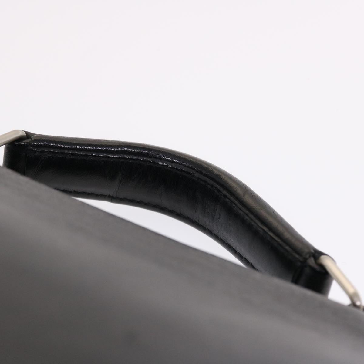 Burberry Shoulder Bag Canvas Leather 2way Black Auth bs6876
