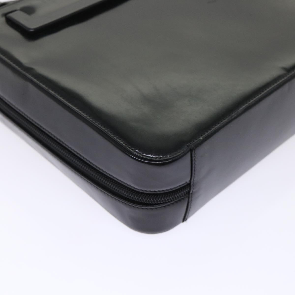GUCCI Shoulder Bag Patent leather Black 0013091 3754 bs7235