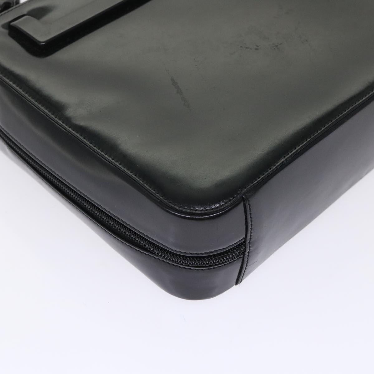 GUCCI Shoulder Bag Patent leather Black 0013091 3754 bs7235