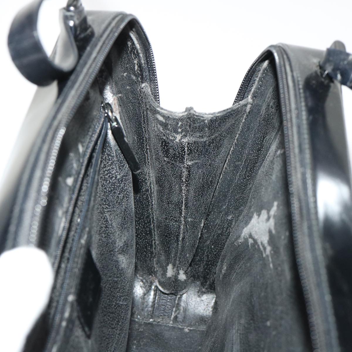 GUCCI Shoulder Bag Patent leather Black 0013091 3754 bs7235