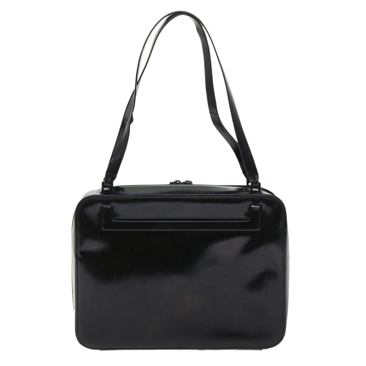 GUCCI Shoulder Bag Patent leather Black 0013091 3754 bs7235